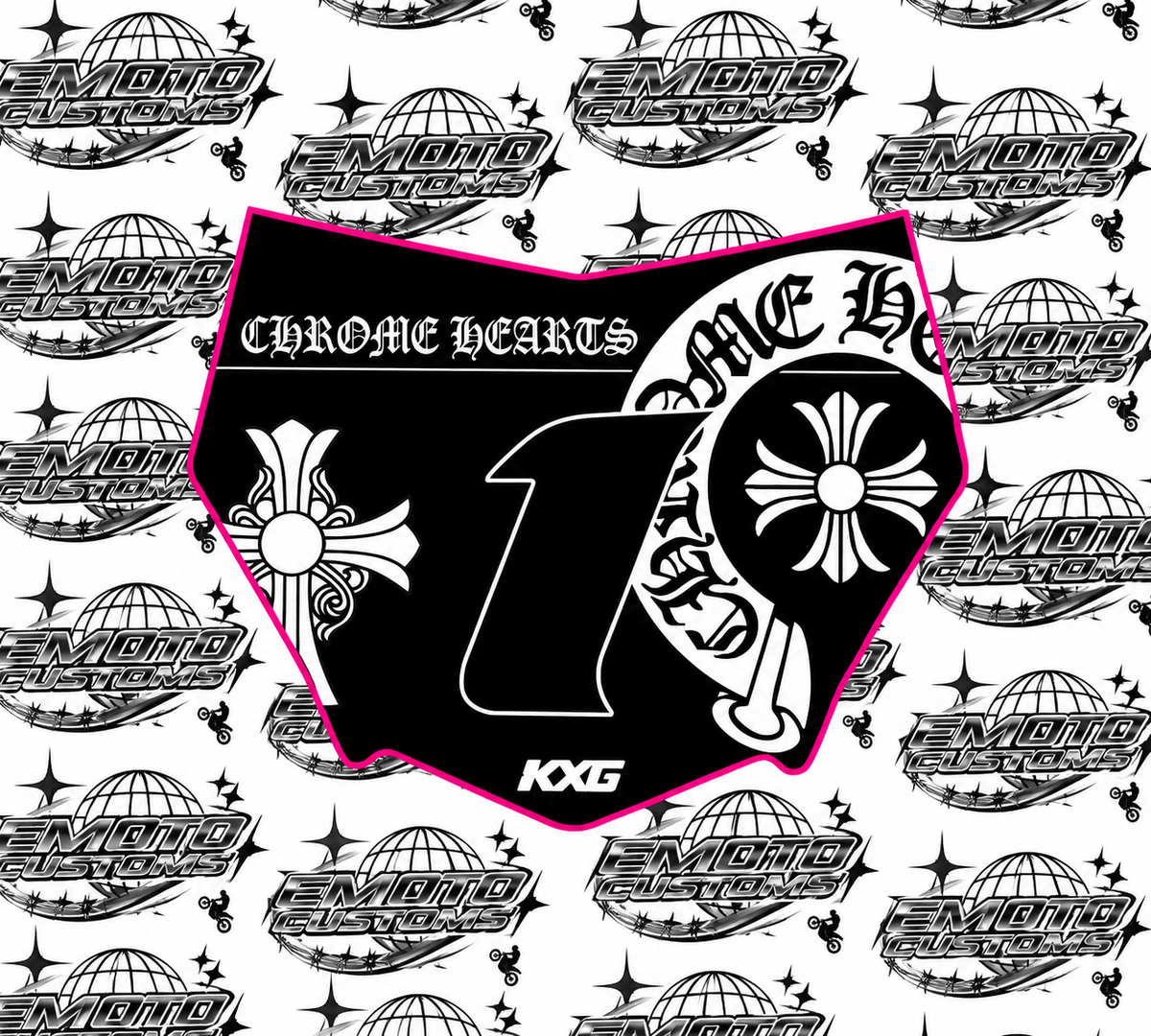Premade Chrome Hearts Motocutz Decal