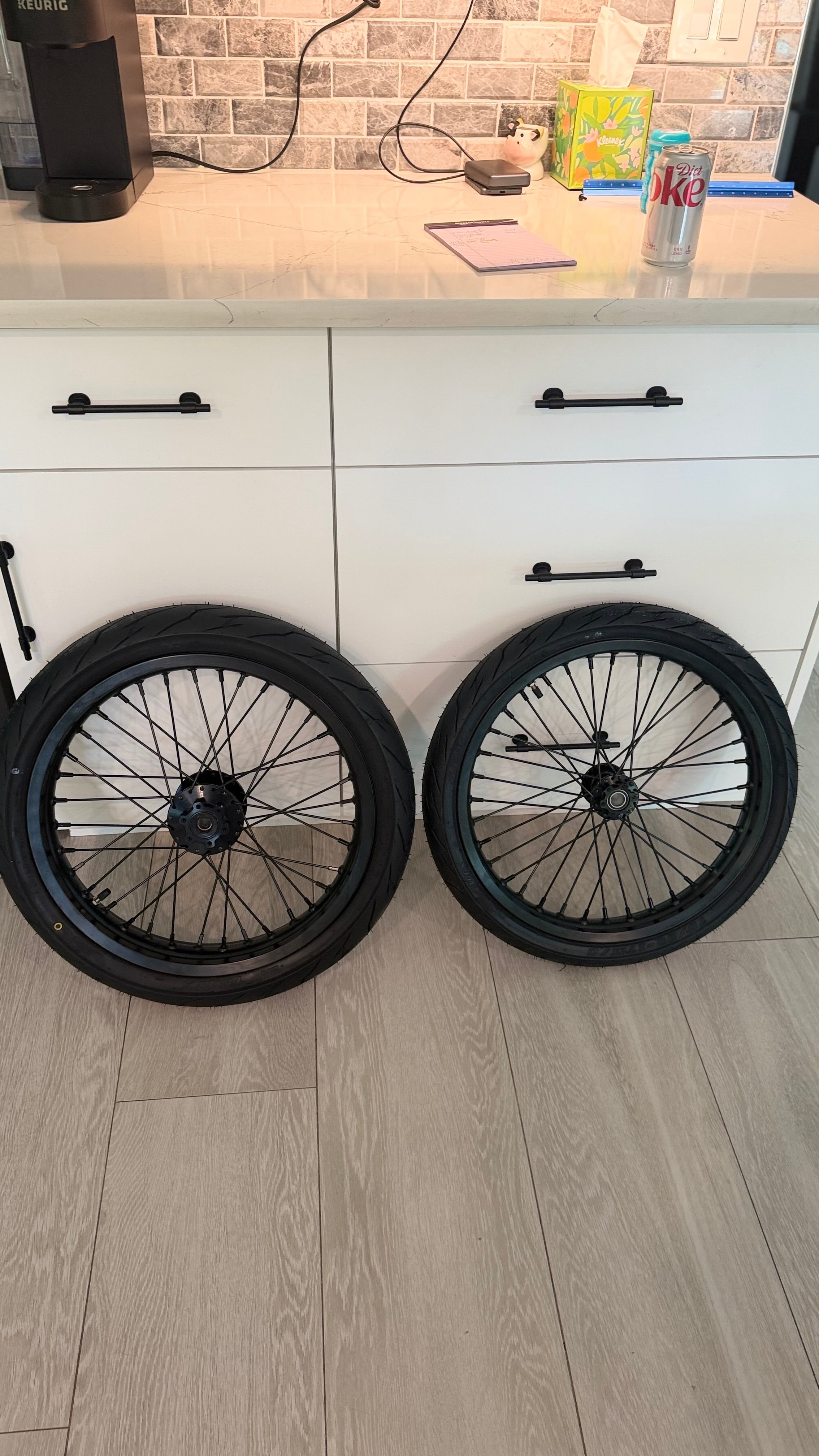 LBX/Eride Supermoto Wheel Set