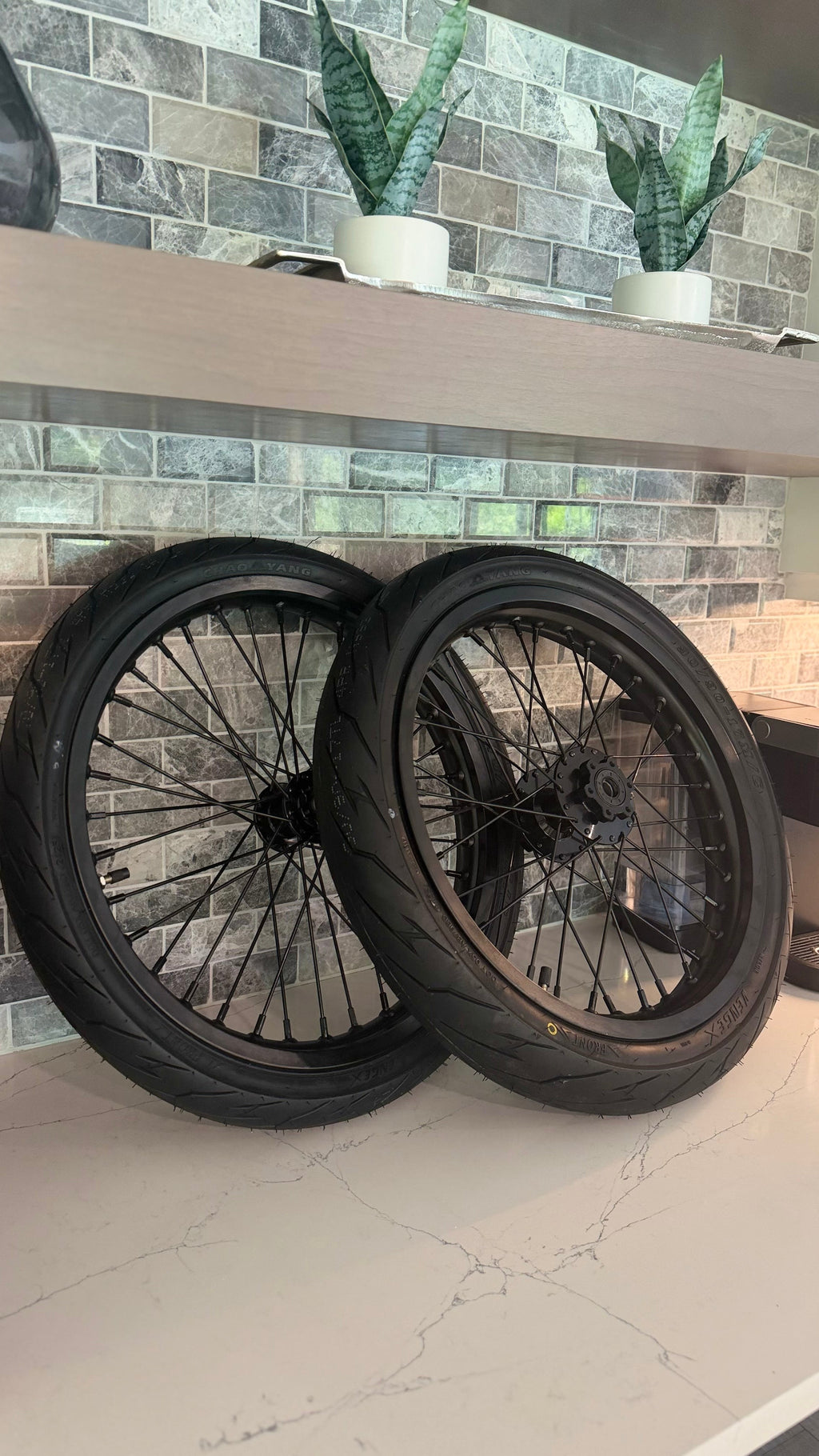 LBX/Eride Supermoto Wheel Set