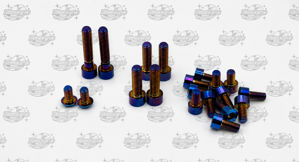 V2 Ridstar Q20 Titanium bolt kit