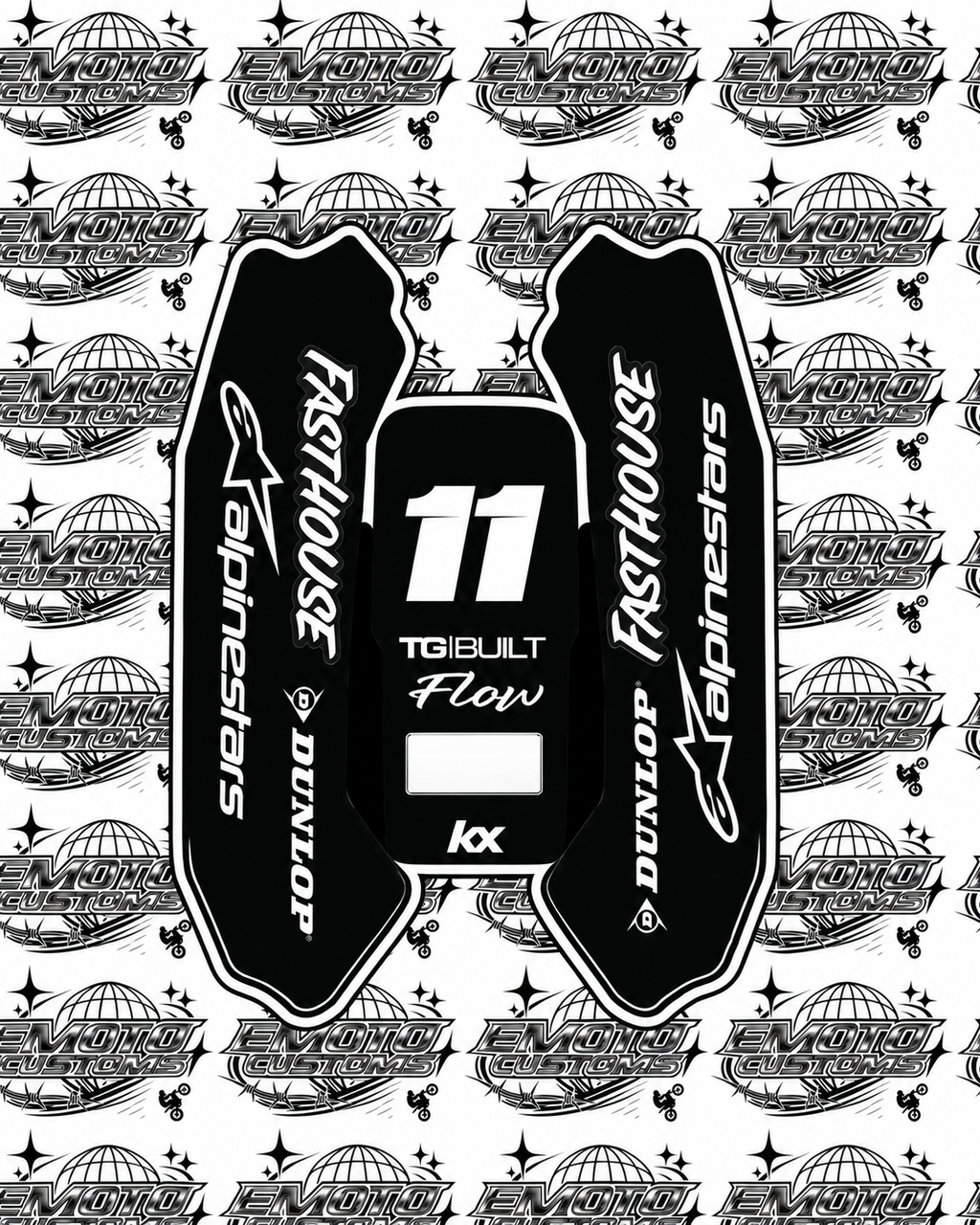 LBX Battery Lid Decal