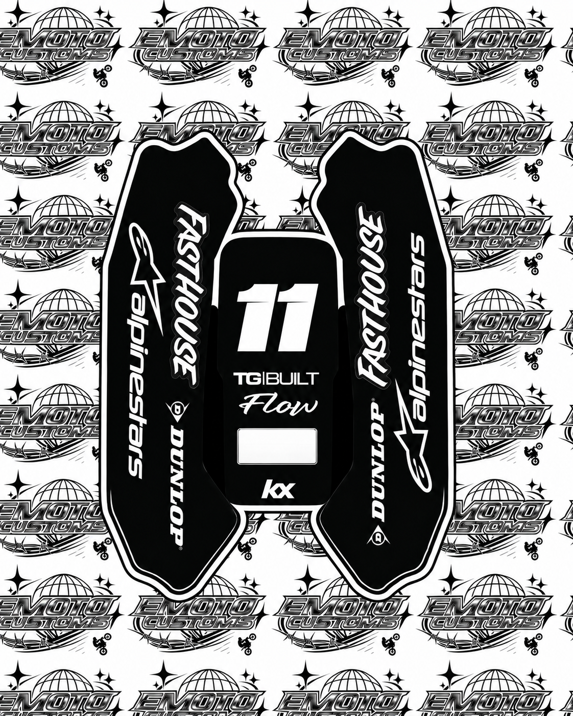 LBX Battery Lid Decal
