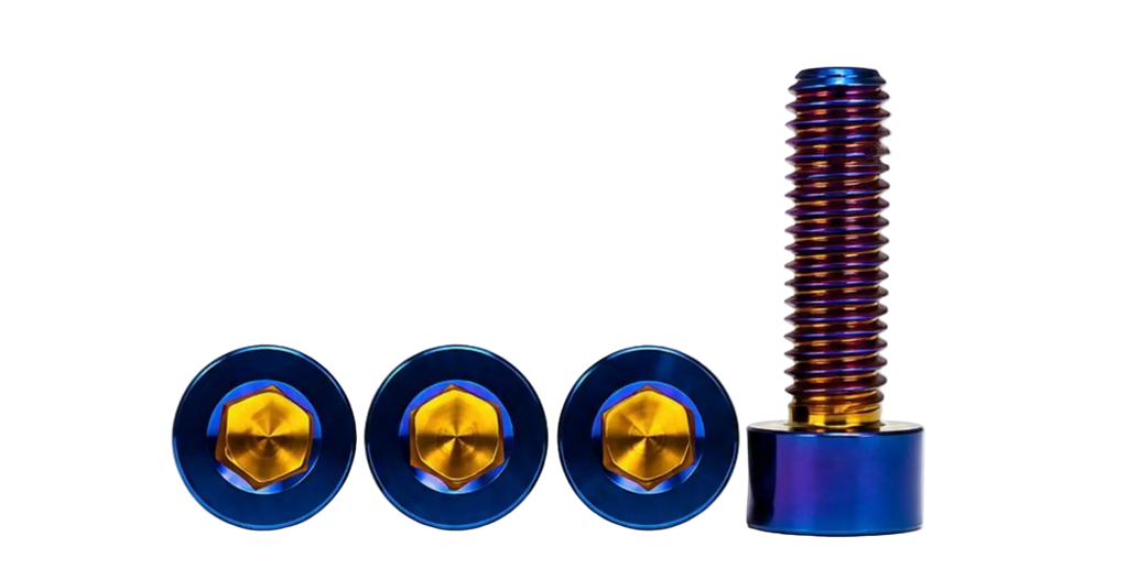 Direct mount titanium bolts