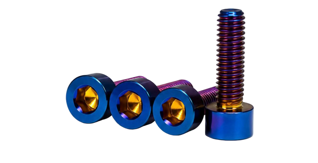 Direct mount titanium bolts