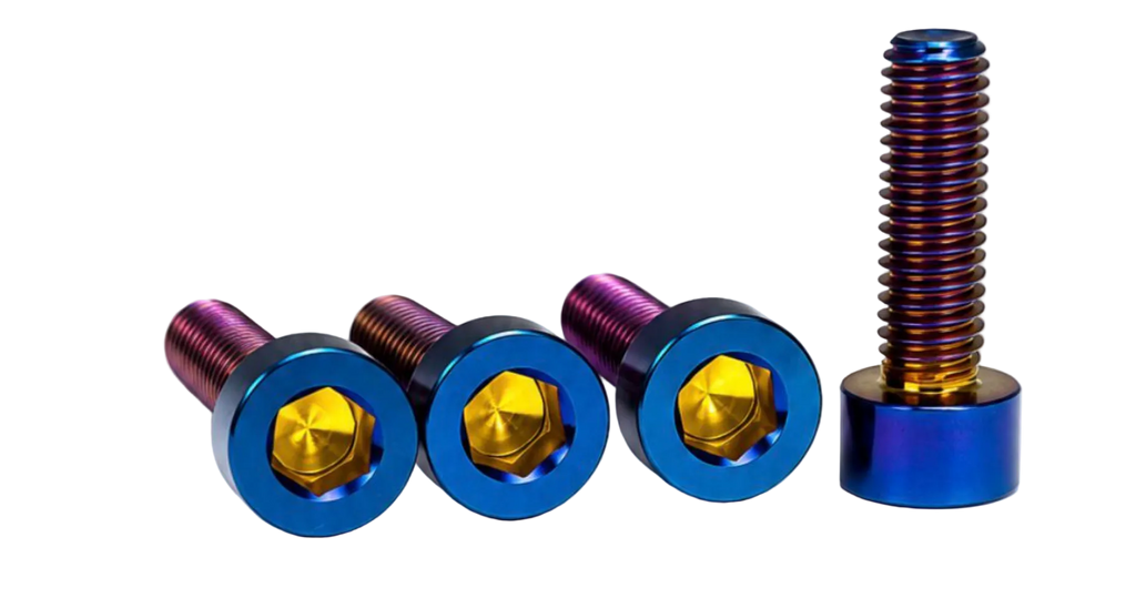 Direct mount titanium bolts