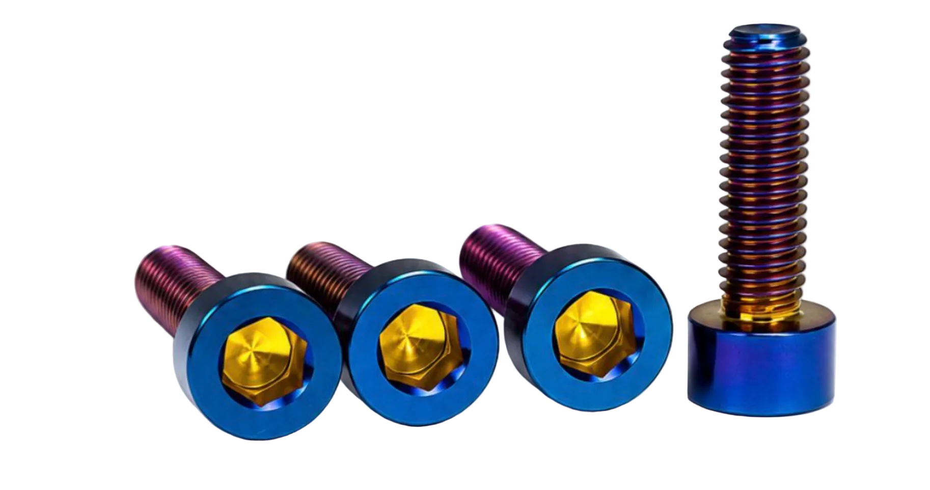 Direct mount titanium bolts
