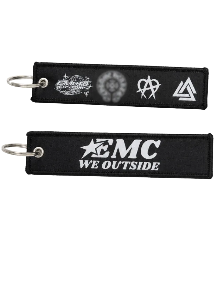 ￼Emotocustom keychain black