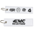 Emotocustom keychain white