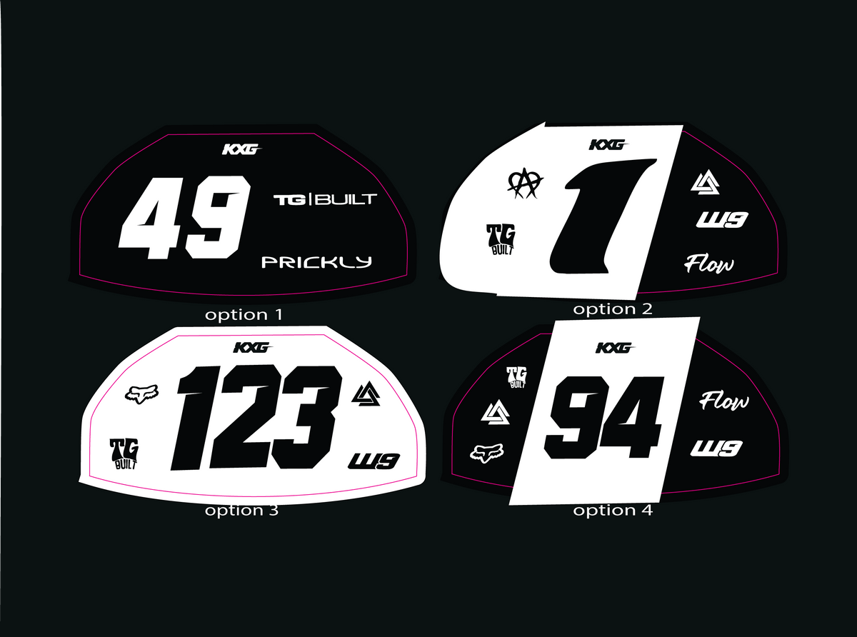 Kukirin G4 Plate Decals