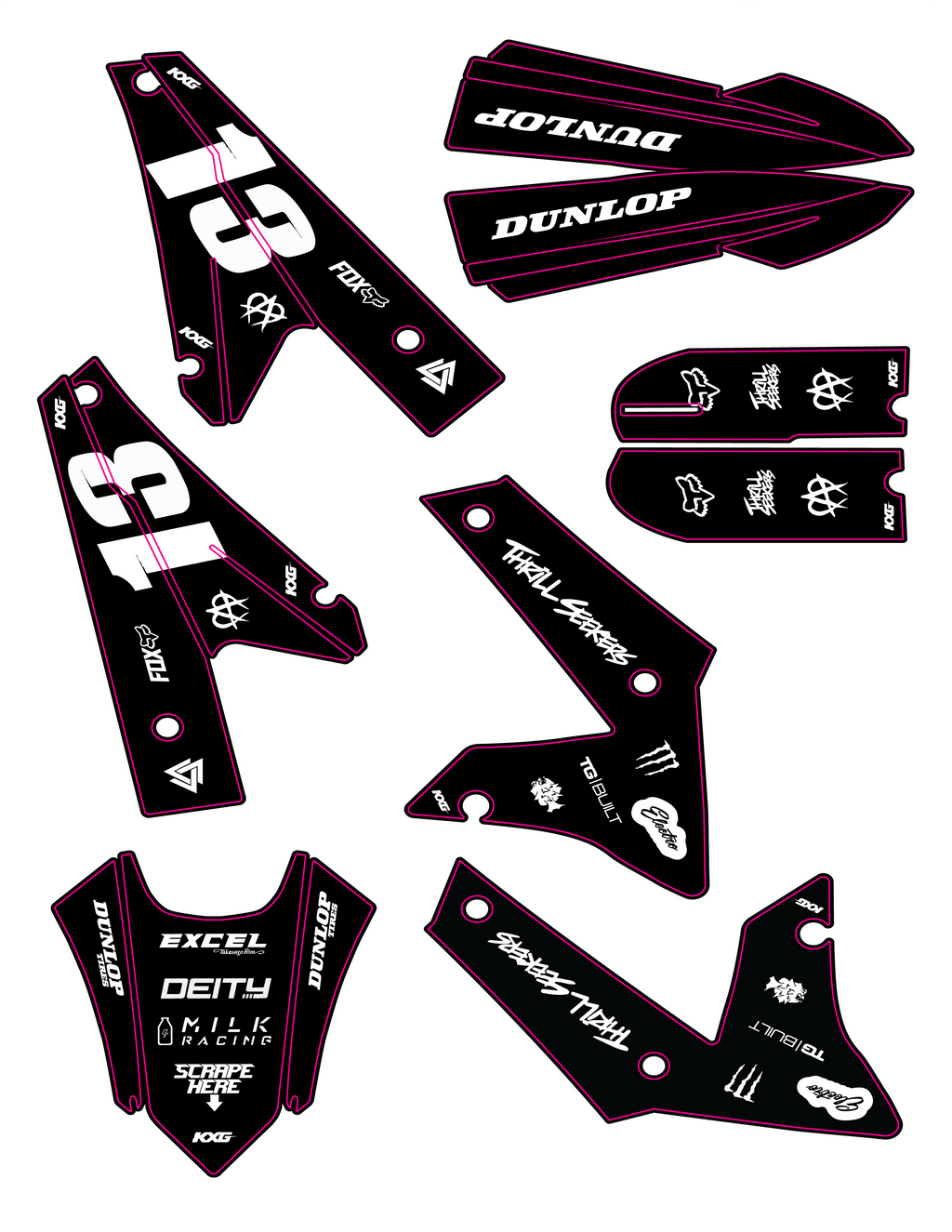 **RTR** Full Graphics Kit